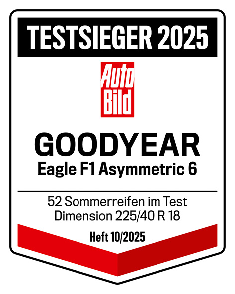 Auto Bild - Test Winner 2025 - Eagle F1 Asymmetric 6