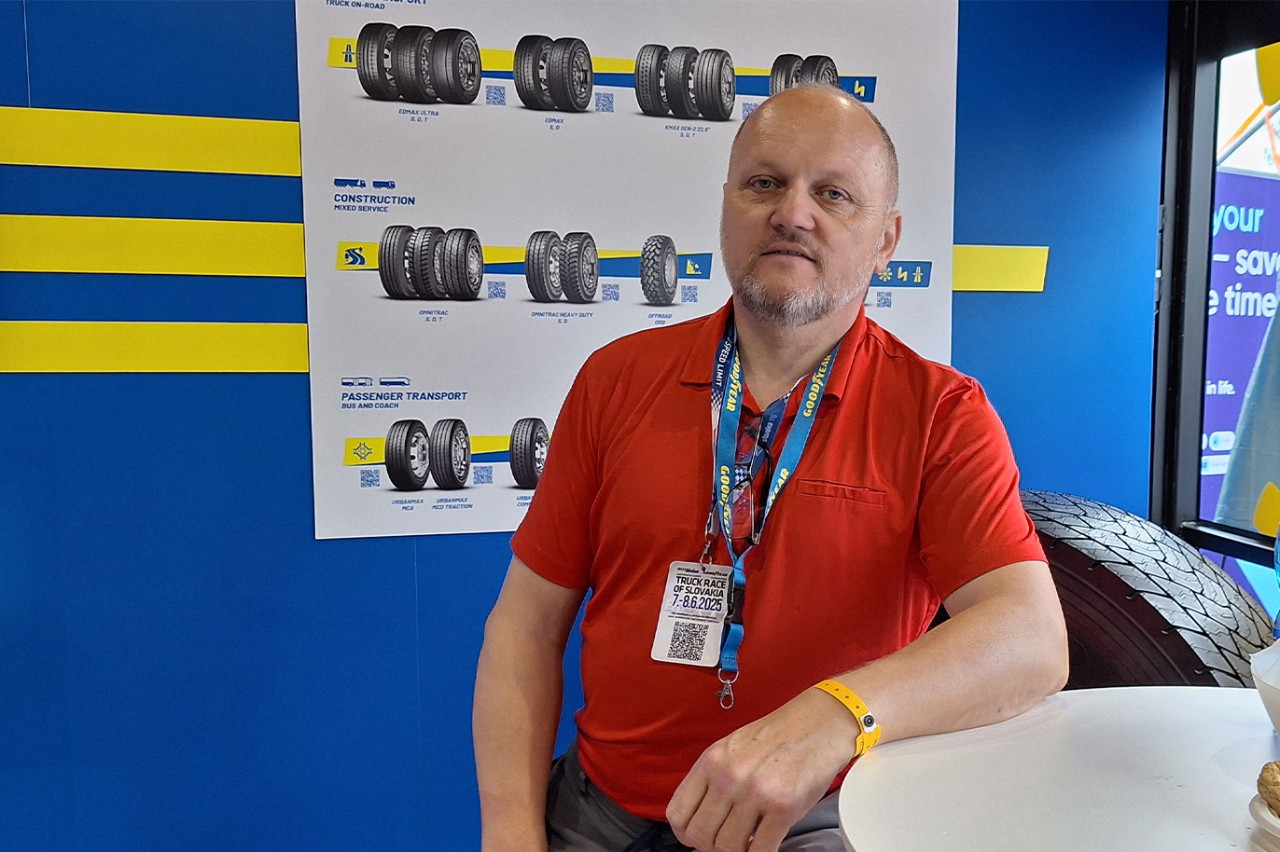 Ján Majančik, Inhaber und Manager der Flotte REMATRANS, Slowakei 