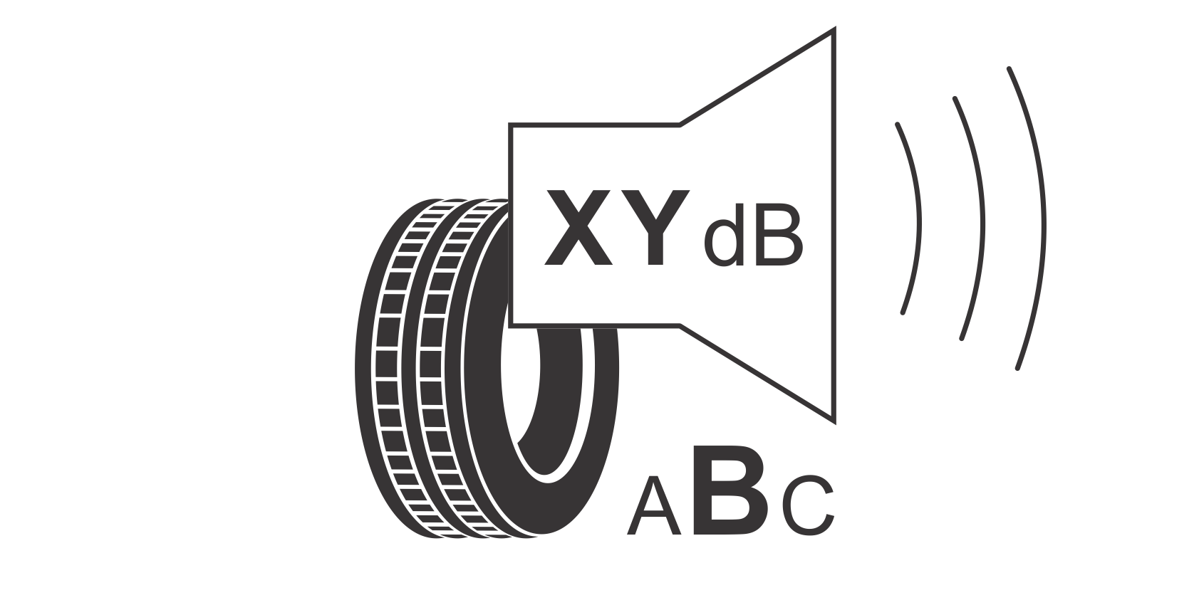 New Tyre Label Noise Rating Icon
