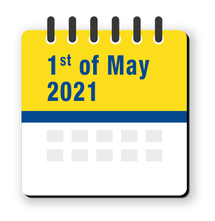Infographic of tyre label changing from 1st of May 2021