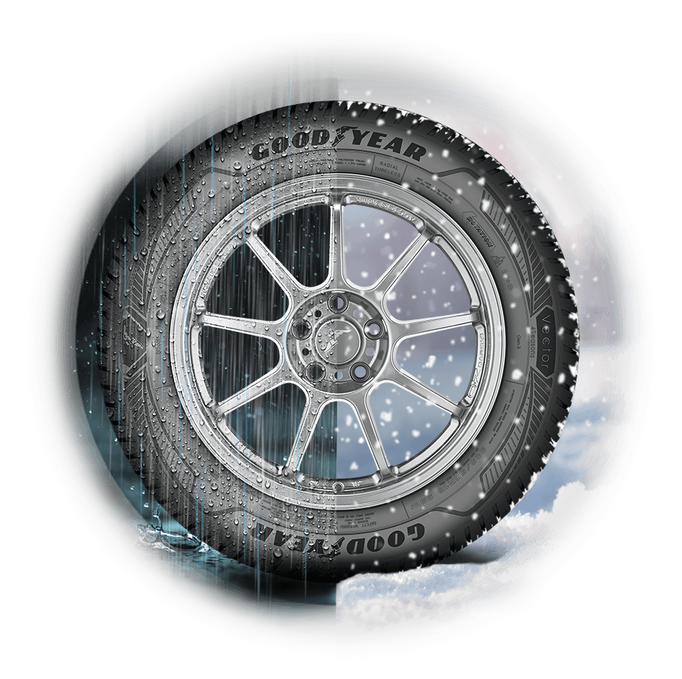 Goodyear Vector 4seasons Gen 3 in autumn, summer and winter weather