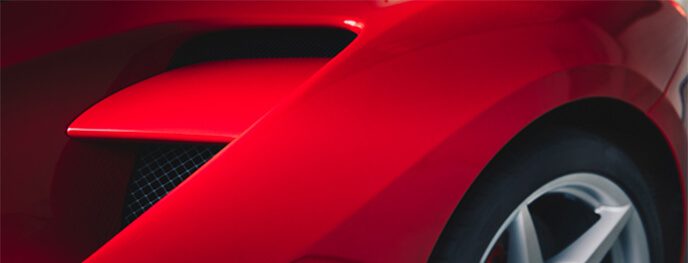 Close up of car