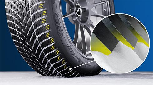 Ultragrip  Performance 3 snow technology