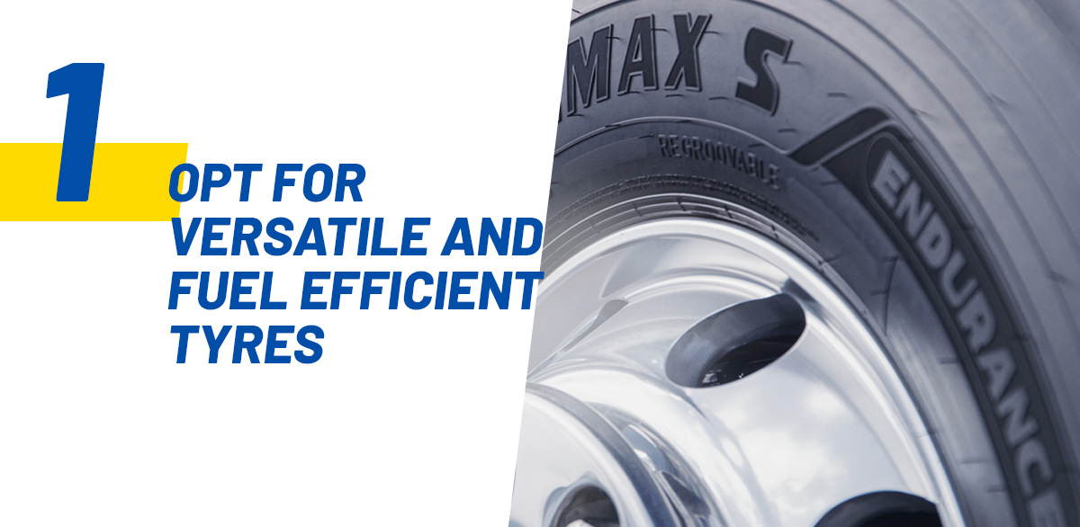 Opt for versatile and fuel efficient tyres