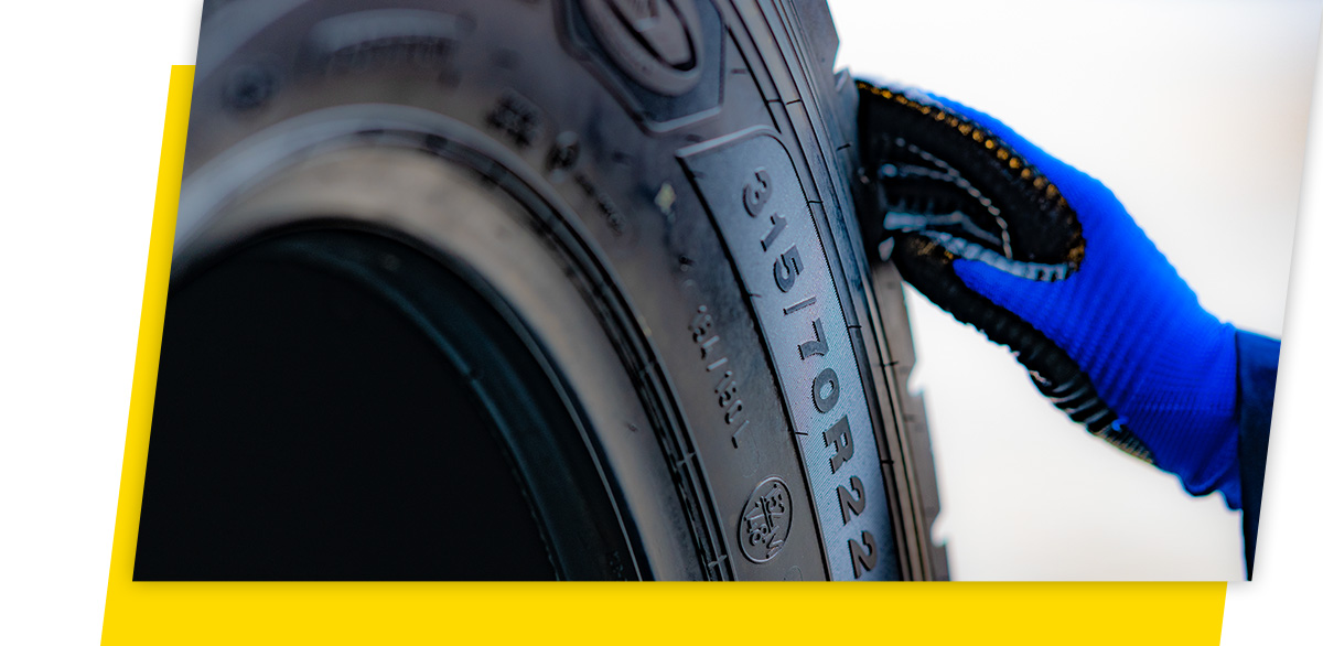 Goodyear tyre markings