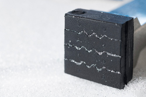 Friction test on snow