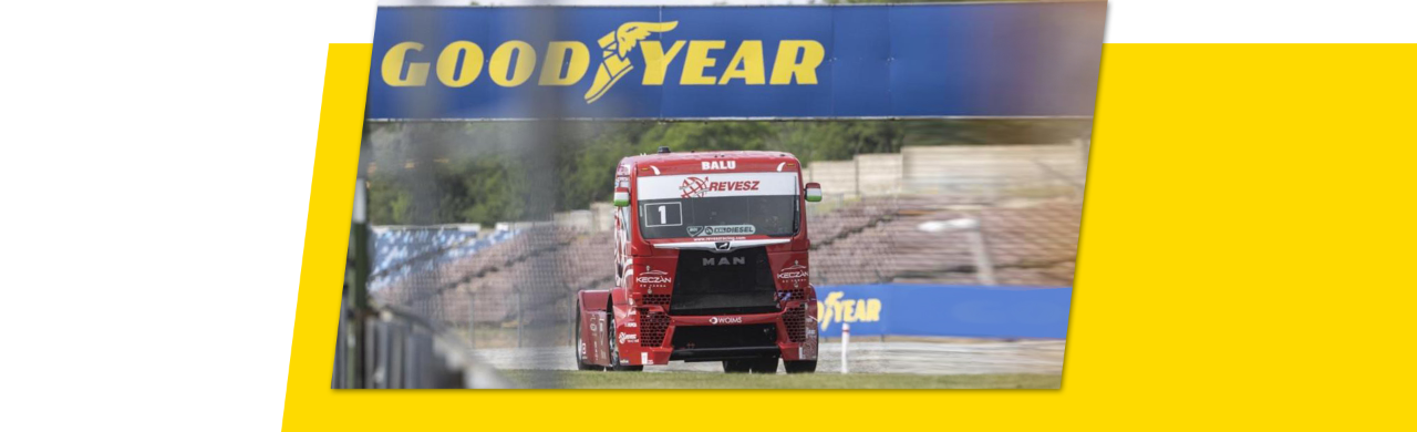 Goodyear en la pista de carreras
