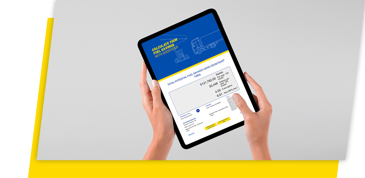 Calculadora de ahorro de costes de neumáticos Goodyear