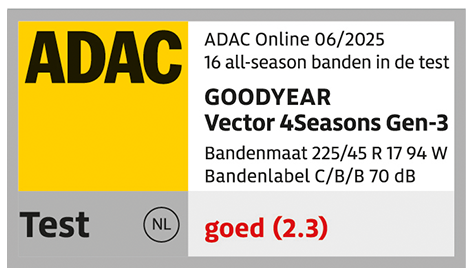 ADAC - Winnaar 2025 - Vector 4Seasons Gen-3